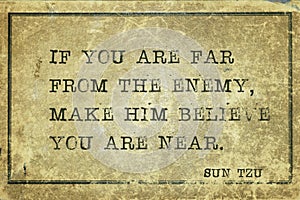 Far from enemy Sun Tzu