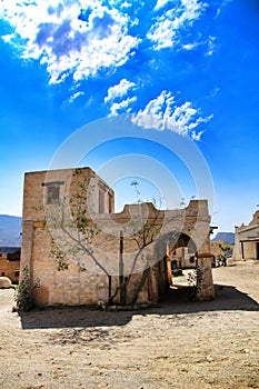 Far west old town in Almeria