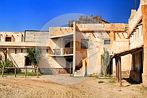 Far west old town in Almeria