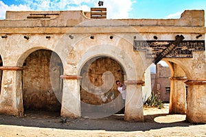 Far west old town in Almeria