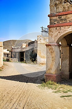 Far west old town in Almeria