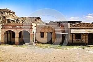 Far west old town in Almeria