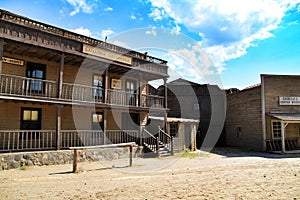 Far west old town in Almeria