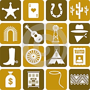 Far West pictograms