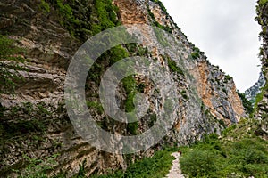 Fara San Martino-Palombaro nature reserve, Chieti. The Gorges of San Martino