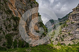 Fara San Martino-Palombaro nature reserve, Chieti. The Gorges of San Martino