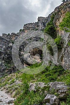 Fara San Martino-Palombaro nature reserve, Chieti. The Gorges of San Martino