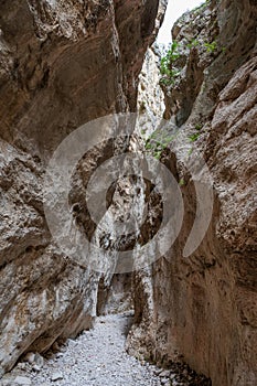 Fara San Martino-Palombaro nature reserve, Chieti. The Gorges of San Martino