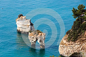 Faraglioni di Puglia Baia Delle Zagare, Italy