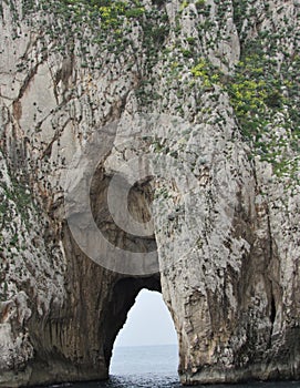Faraglioni rock formations in Capri, Italy