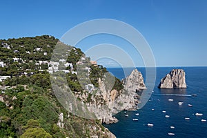 Faraglioni rocks at Capri island