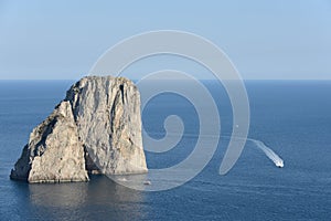 Faraglioni rocks at Capri island - Italy