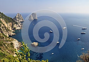 Faraglioni Rocks, Capri, Italy photo