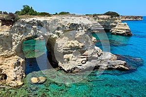 Faraglioni at Torre Sant Andrea, Italy