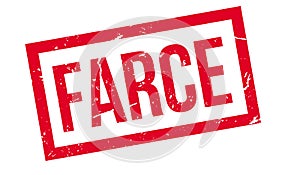 Farce rubber stamp