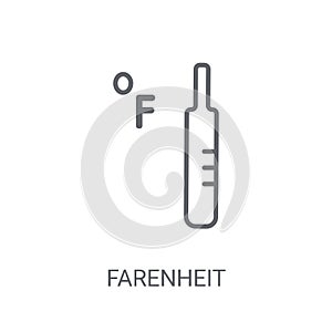 Farenheit icon. Trendy Farenheit logo concept on white backgroun