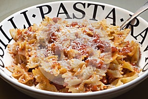 Farfalle with Arrabiata Sauce