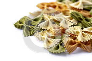 Farfalle  selective focus photo