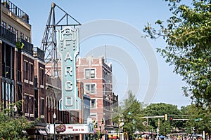 Fargo Theater and broadway facing north