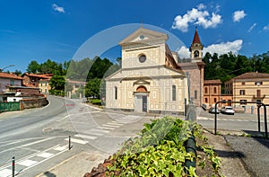 The parish church of Farigliano, Italy photo