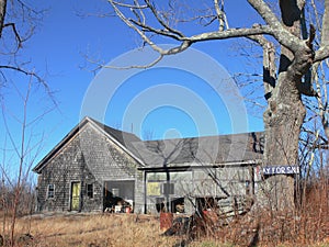 Farm: abandoned barn
