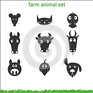 Farm animal set