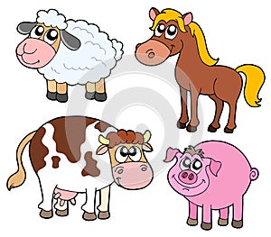 Farm animals collection