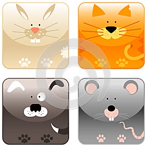 Farm animals - icon set 2