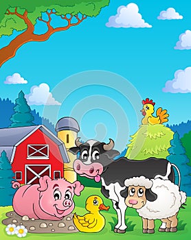 Farm animals theme image 4