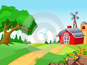 Farm background for you design