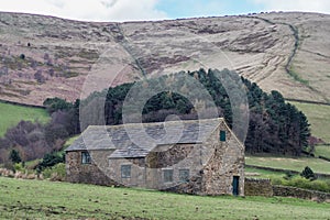 Farm Building in the Edale Valley photo