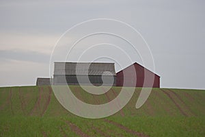 Farm Buildings in an arable farm landscape