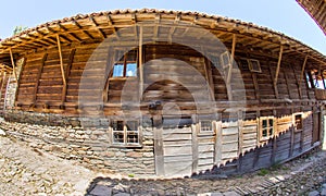 Farm buildings in the village of Zheravna, Bulgaria