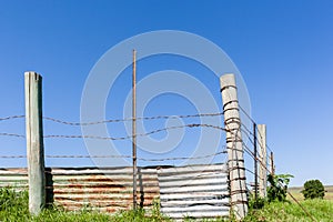 Farm Cattle Corral Fence