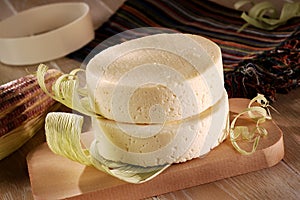 Farm Cheese with Corn Husk