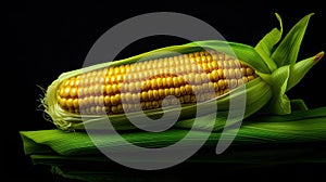 farm corn isolated
