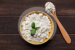 Farm cottage cheese concept