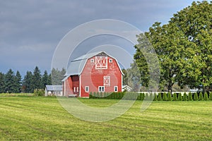 Farm Country Scene