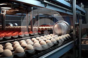 Farm egg food industrial poultry line chicken raw production agriculture business