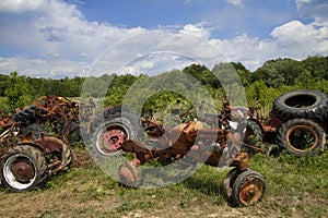 Farm Equipment Junkyard