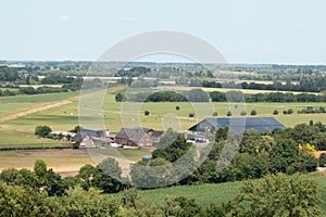 Farm in the European landscape for the Dutch polder landscape