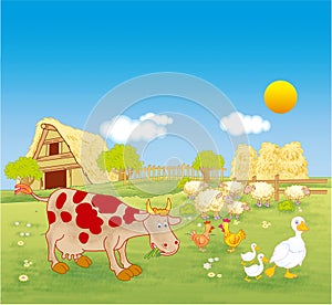 Farm and farm animals