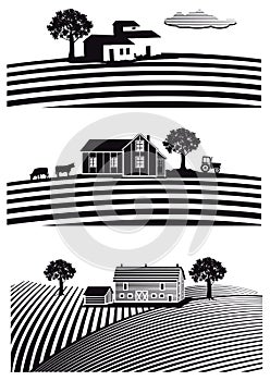 Farm and fields