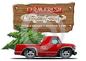 Farm Fresh Christmas Trees banner