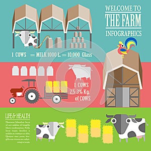 Farm Fresh Infographics.