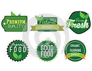 Farm fresh, organic food label