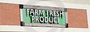 Farm Fresh Produce Market Sign
