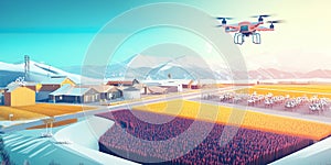 Farm of the Future Uses In-Ground Sensors and AI for Smart, Sustainable Crop Management photo