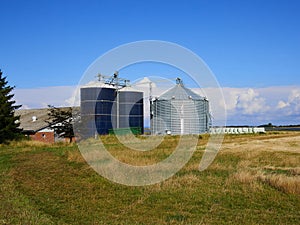 Farm grain silo