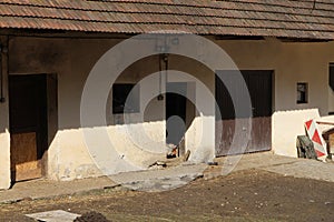 Farm with hens in Highlands near Myjava